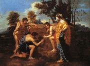 Nicolas Poussin Et in Arcadia Ego oil painting reproduction